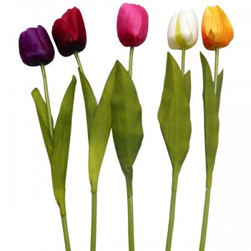 В2459 Ветка тюльпан "Весна" h=45см
