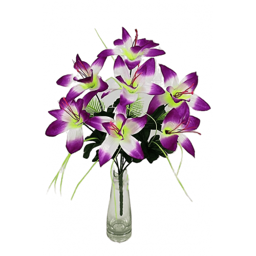 У2020 Букет орхидеи атласный